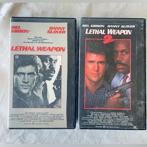 Lethal Weapon VHS movies Lethal Weapon 2 Mel Gibson Danny Glover